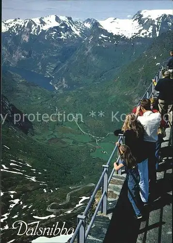 AK / Ansichtskarte Dalsnibba Utsikt mot Geiranger Fjord Gebirge