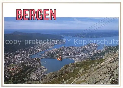 AK / Ansichtskarte Bergen Norwegen Ulriksbanen Bergbahn Kat. Norwegen