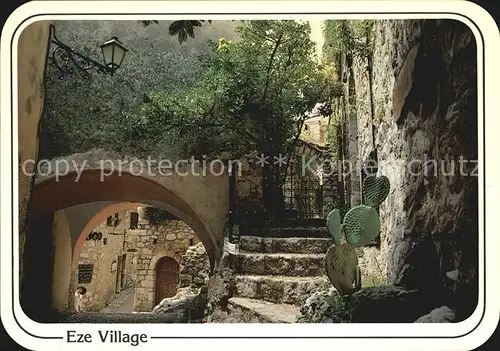 AK / Ansichtskarte Eze Village Chapelle des Penitents Blancs Collection Reflets de la Cote d Azur