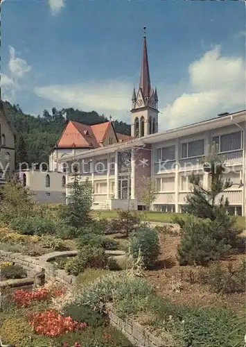 AK / Ansichtskarte Dussnang Kurhaus mit Haushaltungsschule Kirche Kat. Dussnang