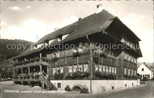 AK / Ansichtskarte Glottertal Gasthof Goldenen Engel Kat. Glottertal Schwarzwald