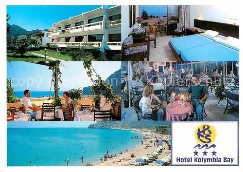 AK / Ansichtskarte Kolymbia Hotel Kolymbia Bay Restaurant Swimming Pool