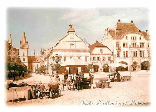 AK / Ansichtskarte Dvur Kralove nad Labem Koeniginhof Kat. Koeniginhof an der Elbe