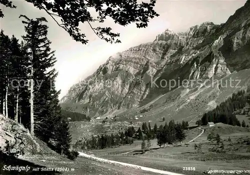AK / Ansichtskarte Schwaegalp AR mit Saentis Appenzeller Alpen