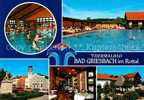 AK / Ansichtskarte Bad Griesbach Rottal Thermalbad Luftkurort Denkmal Kat. Bad Griesbach i.Rottal