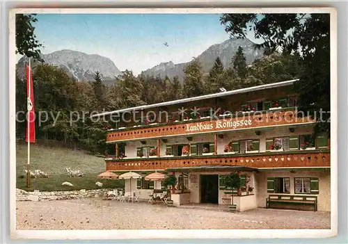 AK / Ansichtskarte Koenigsee Berchtesgaden Landhaus 