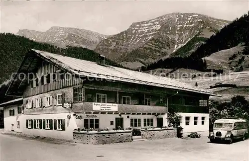 AK / Ansichtskarte Steibis Gasthof Pension Goldenes Kreuz Allgaeuer Alpen Kat. Oberstaufen