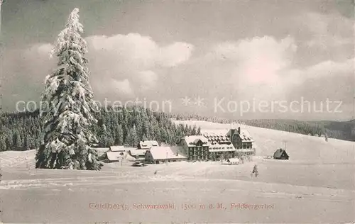 AK / Ansichtskarte Feldberg Schwarzwald Hotel Feldberger Hof Winterlandschaft Kat. Feldberg (Schwarzwald)