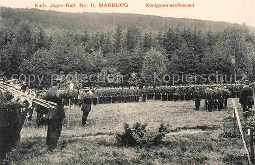 AK / Ansichtskarte Marburg Lahn K?nigspreisschiessen Kat. Marburg