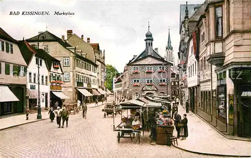 AK / Ansichtskarte Bad Kissingen Marktplatz Kat. Bad Kissingen