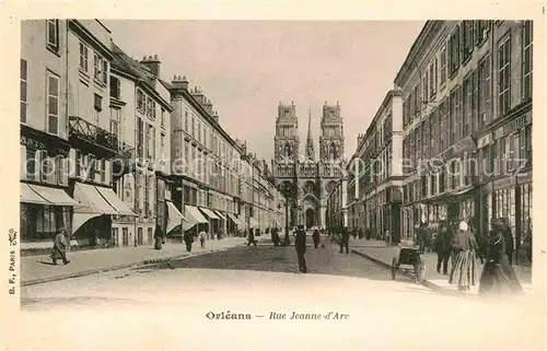 AK / Ansichtskarte Orleans Loiret Rue Jeanne d Arc Kat. Orleans