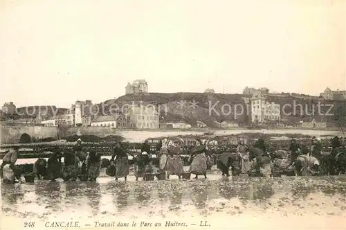 AK / Ansichtskarte Cancale Travail dans le Parc au Huitres  Kat. Cancale