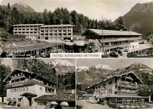 AK / Ansichtskarte Koenigsee Berchtesgaden Sport Hotel Landhaus Neues Hotel 