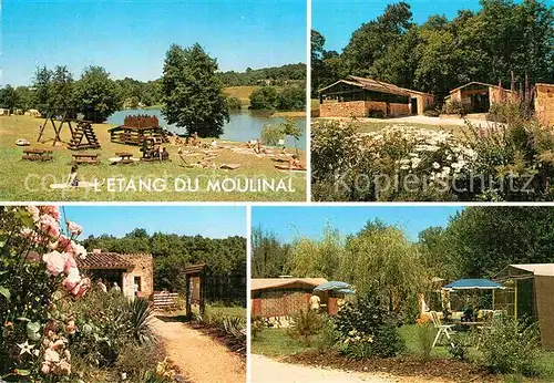 AK / Ansichtskarte Biron Dordogne Camping Etang du Moulinal Kat. Biron
