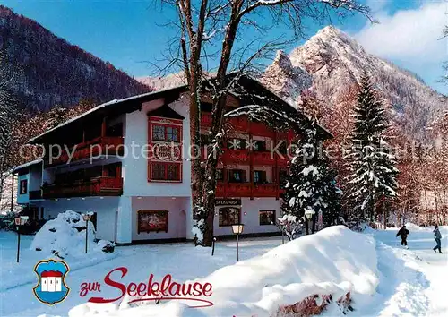 AK / Ansichtskarte Koenigsee Berchtesgaden Hotel zur Seeklause