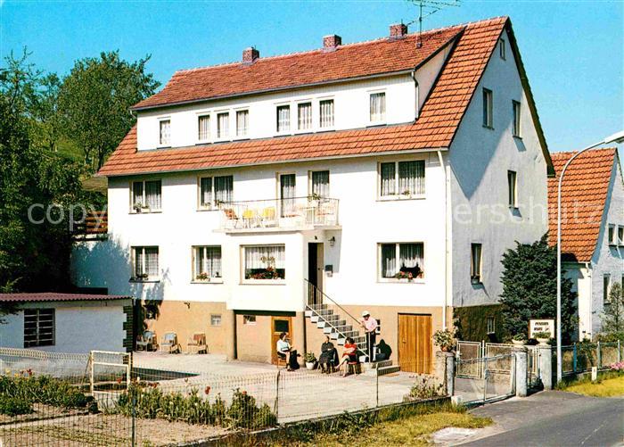 Ak Ansichtskarte Allmuthshausen Pension Haus Tannenberg Kat