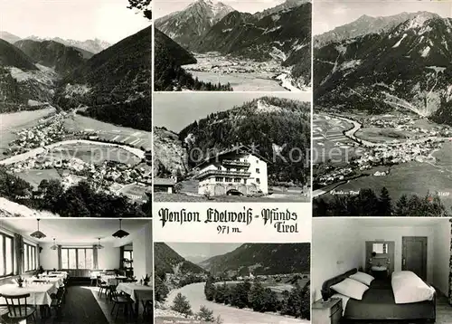 AK / Ansichtskarte Pfunds Pension Edelweiss Panorama Doppelzimmer Gaststube Kat. Pfunds