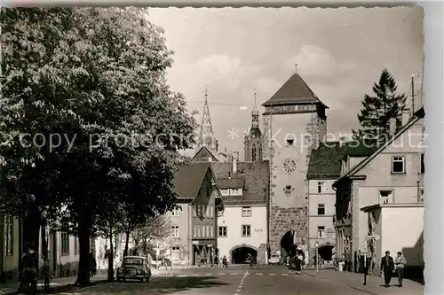 AK / Ansichtskarte Villingen Schwenningen Stadttor Muensterturm Kat. Villingen Schwenningen