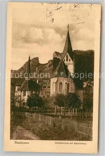 AK / Ansichtskarte Blaubeuren Klosterkirche Kapitelhaus Kat. Blaubeuren