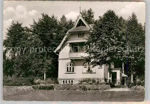 AK / Ansichtskarte Zwieselberg Freudenstadt Villa Elisabeth Kat. Freudenstadt