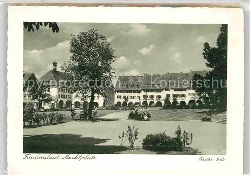 AK / Ansichtskarte Freudenstadt Marktplatz Kat. Freudenstadt