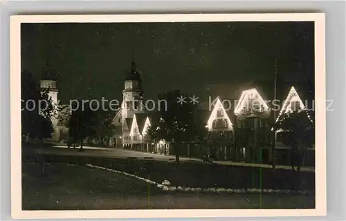 AK / Ansichtskarte Freudenstadt Marktplatzbeleuchtung Hoehenluftkurort im Schwarzwald Kat. Freudenstadt