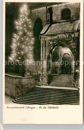 AK / Ansichtskarte Tuebingen Stiftskirche Weihnachten Kat. Tuebingen