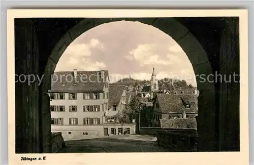 AK / Ansichtskarte Tuebingen Stadttor Kirche Kat. Tuebingen