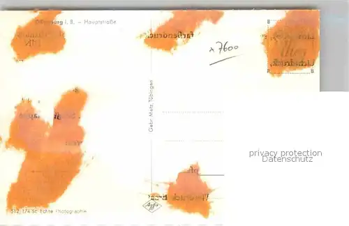 AK / Ansichtskarte Offenburg Hauptstrasse Kat. Offenburg