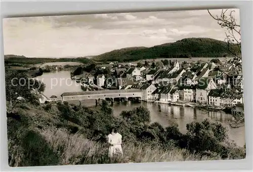 AK / Ansichtskarte Gailingen Hochrhein Panorama Kat. Gailingen am Hochrhein