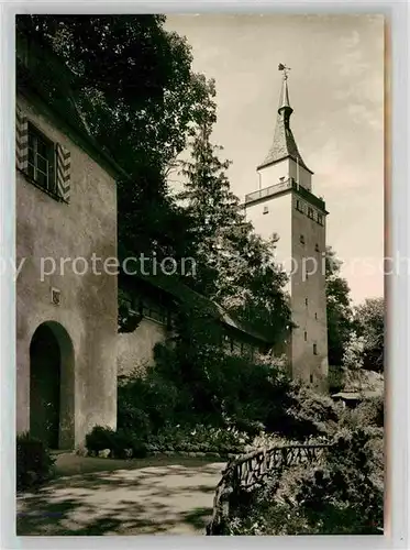 AK / Ansichtskarte Biberach Riss Schillerhoehe mit Gigelturm Kat. Biberach an der Riss