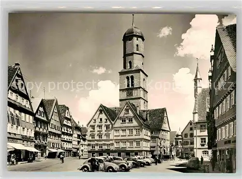 AK / Ansichtskarte Biberach Riss Marktplatz Kat. Biberach an der Riss