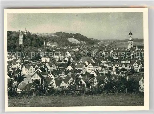 AK / Ansichtskarte Biberach Riss Stadtpfarrkirche Weisser Turm Ulmer Tor Gigelturm  Kat. Biberach an der Riss