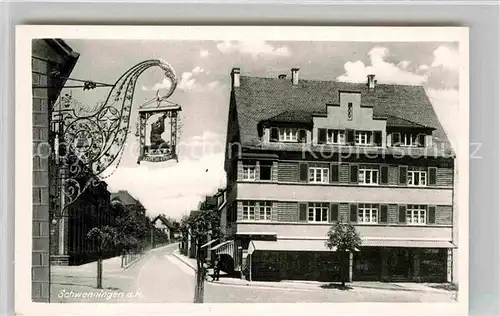 AK / Ansichtskarte Schwenningen Neckar Gasthaus Raben Kat. Villingen Schwenningen