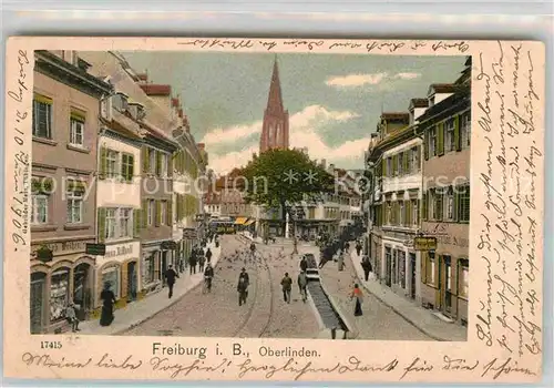 AK / Ansichtskarte Freiburg Breisgau Oberlinden Kat. Freiburg im Breisgau