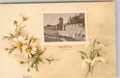 AK / Ansichtskarte Augsburg Roter Turm Kat. Augsburg