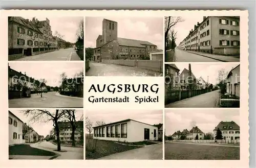 AK / Ansichtskarte Augsburg Gartenstadt Spickel  Kat. Augsburg