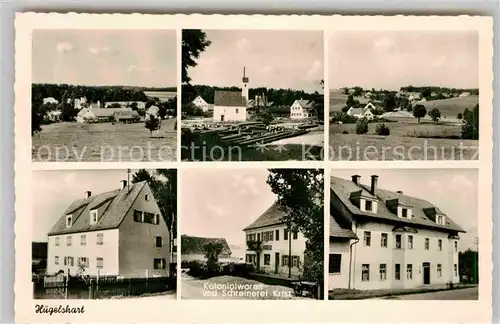 AK / Ansichtskarte Huegelshart Kolonialwaren und Schreinerei Krist Kat. Friedberg