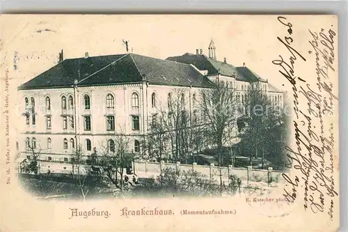 AK / Ansichtskarte Augsburg Krankenhaus  Kat. Augsburg