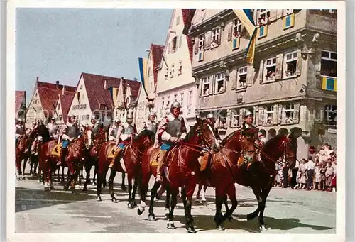 AK / Ansichtskarte Biberach Riss Schuetzenfest Umzug Die Kaiserlichen Kat. Biberach an der Riss