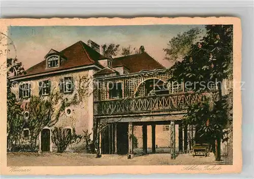 AK / Ansichtskarte Weimar Thueringen Schloss Tiefurt Kat. Weimar