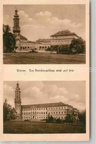 AK / Ansichtskarte Weimar Thueringen Residenzschloss Kat. Weimar