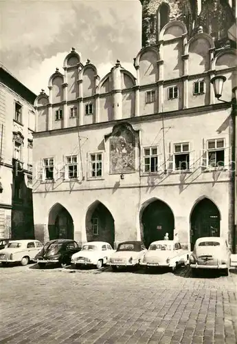 AK / Ansichtskarte Prag Prahy Prague Fruehere Teynschule Giebel Renaissance Kat. Praha