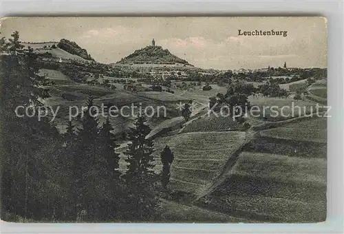 AK / Ansichtskarte Kahla Thueringen Panorama mit Blick zur Leuchtenburg Kat. Kahla Thueringen