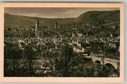 AK / Ansichtskarte Jena Thueringen vom Hausberg aus gesehen