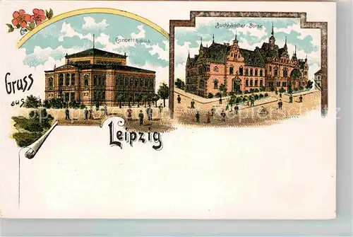 AK / Ansichtskarte Leipzig Buchhaendler Boerse Konzerthaus Kat. Leipzig