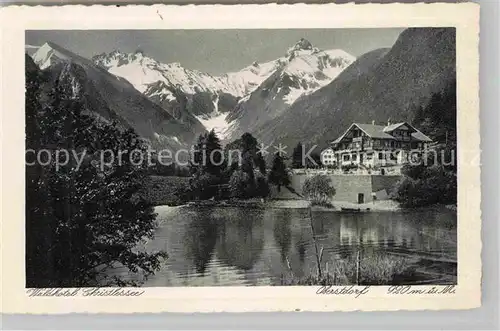 AK / Ansichtskarte Oberstdorf Waldhotel Christlessee Kat. Oberstdorf