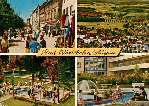 AK / Ansichtskarte Bad Woerishofen Kurpromenade Wassertretplaetze Kat. Bad Woerishofen