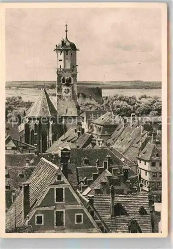 AK / Ansichtskarte Memmingen Teilansicht mit St Martinskirche Kat. Memmingen