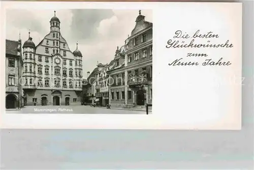 AK / Ansichtskarte Memmingen Marktplatz Rathaus Kat. Memmingen